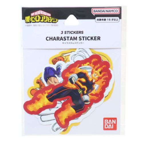 僕のヒーローアカデミア ダイカットシール キャラスタムステッカー エンデヴァー ミルコ ファットガム 少年ジャンプ メール便可