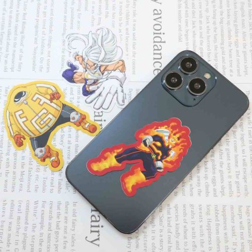 僕のヒーローアカデミア ダイカットシール キャラスタムステッカー エンデヴァー ミルコ ファットガム 少年ジャンプ メール便可