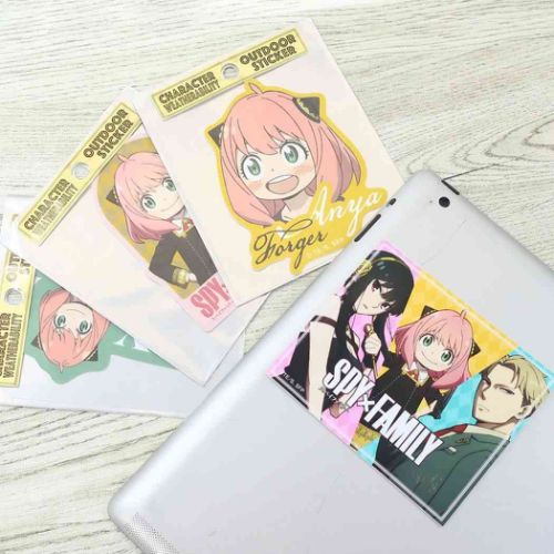 スパイファミリー SPY FAMILY ビッグシール アウトドアステッカー ロゴ 少年ジャンプ アニメキャラクター グッズ メール便可