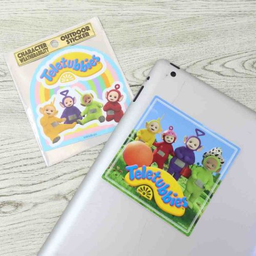 テレタビーズ ビッグシール アウトドアステッカー おでかけ キャラクター グッズ メール便可