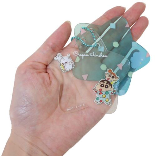 クレヨンしんちゃん キーホルダー アクリルデコプレート 星空パジャマ アニメキャラクター グッズ メール便可