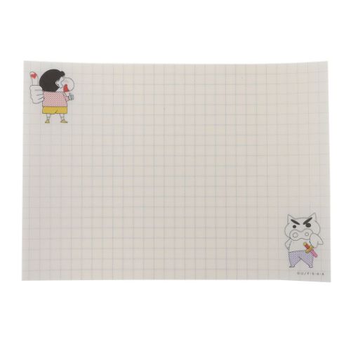 クレヨンしんちゃん 手紙セット レターセット 総柄 アニメキャラクター グッズ メール便可