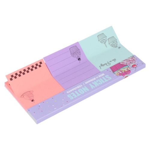 付箋 付箋メモパッド パーティタイム ケーキ 事務用品 グッズ メール便可