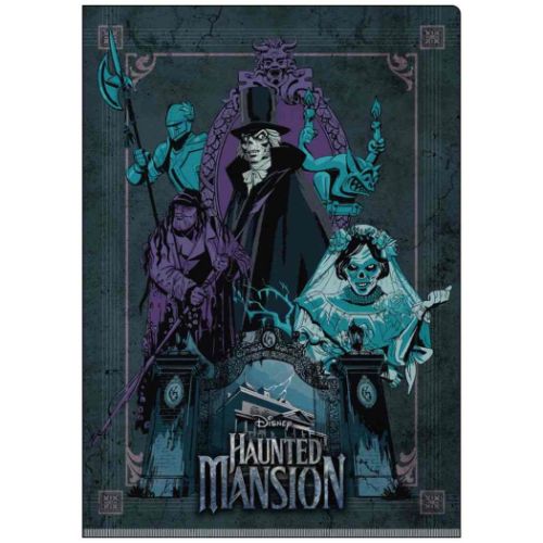 ホーンテッドマンション ポケットファイル Wポケットクリアファイル A4 Hauntedmansion ディズニー グッズ メール便可