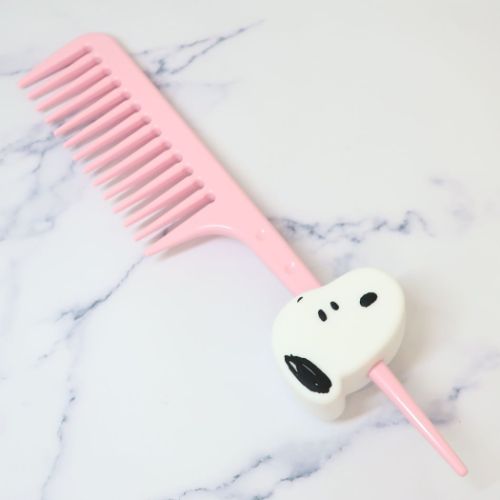 スヌーピー ブラシ SNトリートメントコームホルダーセット ピンク ピーナッツ キャラクター グッズ