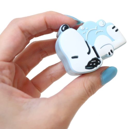 スヌーピー ブラシ SNトリートメントコームホルダーセット ブルー ピーナッツ キャラクター グッズ