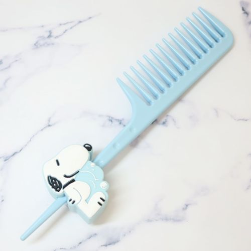 スヌーピー ブラシ SNトリートメントコームホルダーセット ブルー ピーナッツ キャラクター グッズ