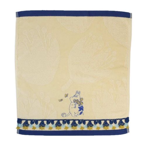 ムーミン ハンドタオル ウォッシュタオル フローラルレース 北欧 キャラクター グッズ メール便可