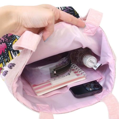 ムーミン ランチバッグ ゴブラン織り ミニバッグ パープルシャワー 北欧 キャラクター グッズ メール便可