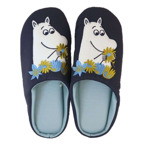 ムーミン スリッパ ルームシューズ コンフォートブルー 北欧 キャラクター グッズ