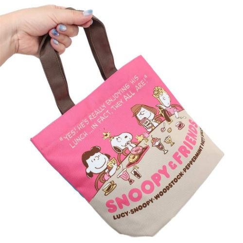 スヌーピー ショッピングバッグ ショッピングバッグ ピーナッツ みんなでごはん ピーナッツ キャラクター グッズ メール便可