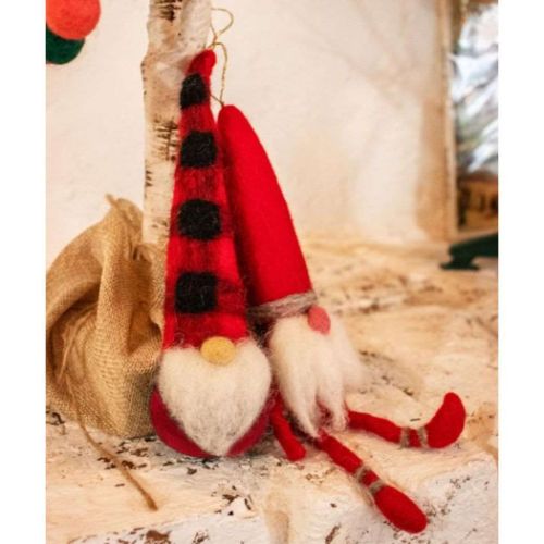 装飾品 ノームオーナメント CHECK 北欧 ヨーロッパ雑貨 グッズ