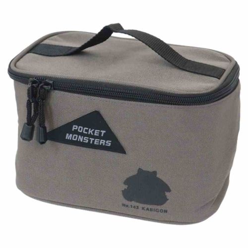 ポケットモンスター 保冷バッグ マルチバニティ カーキ カビゴン ポケモン キャラクター グッズ