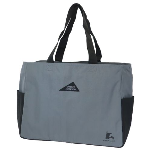 ポケットモンスター 保冷トートバッグ ビッグトート グレー ピカチュウ ポケモン キャラクター グッズ