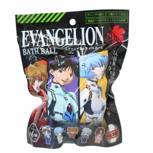 エヴァンゲリオン 入浴剤 バスボール マスコットが飛び出す 全6種 アニメキャラクター グッズ