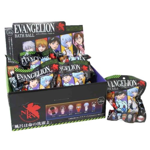 エヴァンゲリオン 入浴剤 バスボール マスコットが飛び出す 全6種 アニメキャラクター グッズ