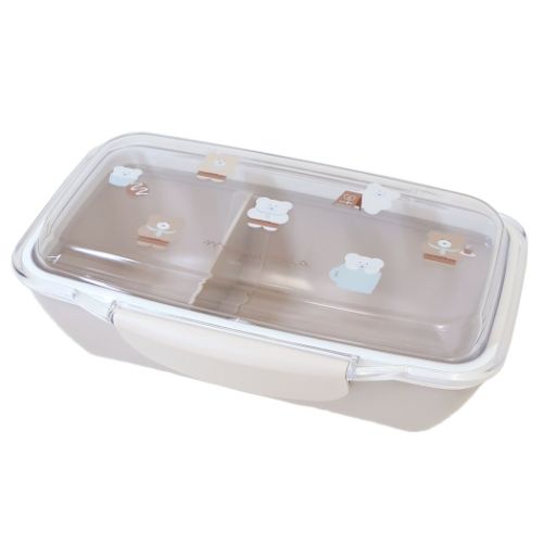 ほっこりモコモカ お弁当箱 抗菌1段ドームランチBOX ミックス かわいい グッズ