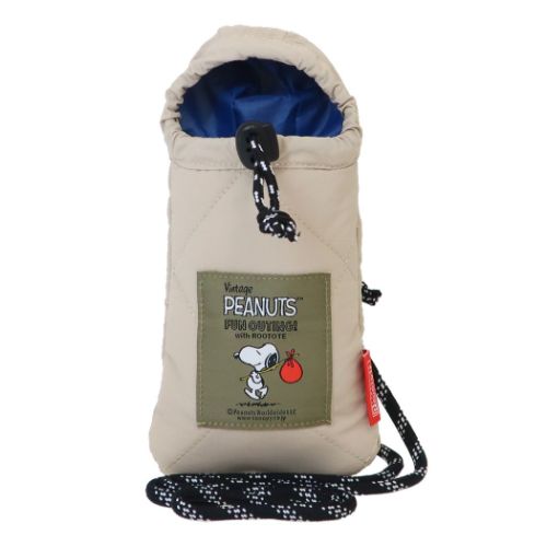 スヌーピー スマホポーチ IP．ベビールー．キルト．PNTS-8S スマホバッグ フード型 ピーナッツ キャラクター グッズ
