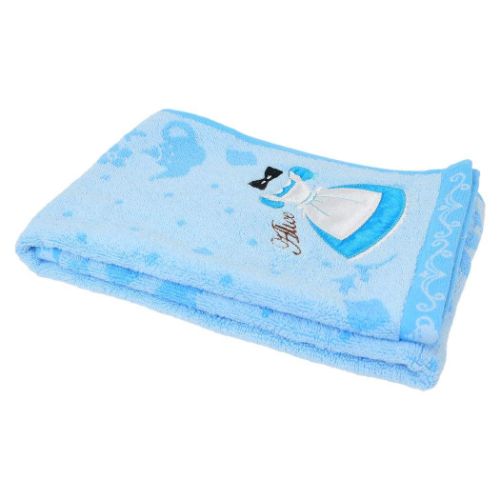 ふしぎの国のアリス フェイスタオル ジャガードロングタオル ワンダーブルードレス ディズニー キャラクター グッズ メール便可