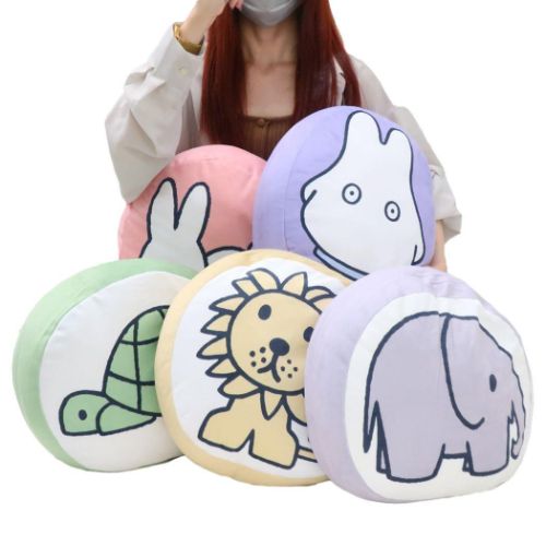 ミッフィー クッション もちもちクッション もちもちカメ ディックブルーナ 絵本キャラクター グッズ