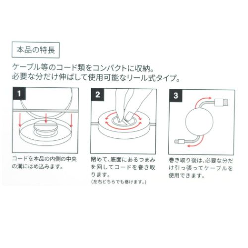 ちいかわ ケーブルホルダー コードリールケース ちいかわ＆うさぎ キャラクター グッズ メール便可