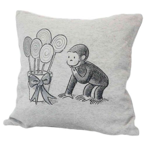 おさるのジョージ クッション Gクッション キャンディジョージ 座布団 絵本キャラクター グッズ