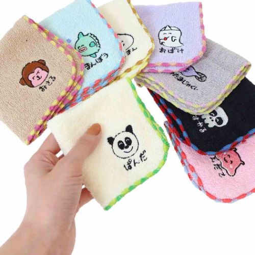 おえかきさん ミニタオル MINI TOWEL ハンカチタオル すかるさん おもしろ雑貨 グッズ メール便可