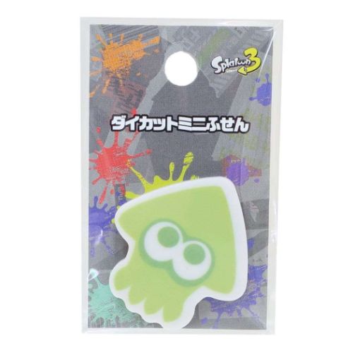 スプラトゥーン3 付箋 ダイカットミニふせん イカ キャラクター グッズ メール便可