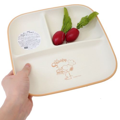 スヌーピー 中皿 木目調ワンプレートL シェフスヌーピー OR ピーナッツ キャラクター グッズ