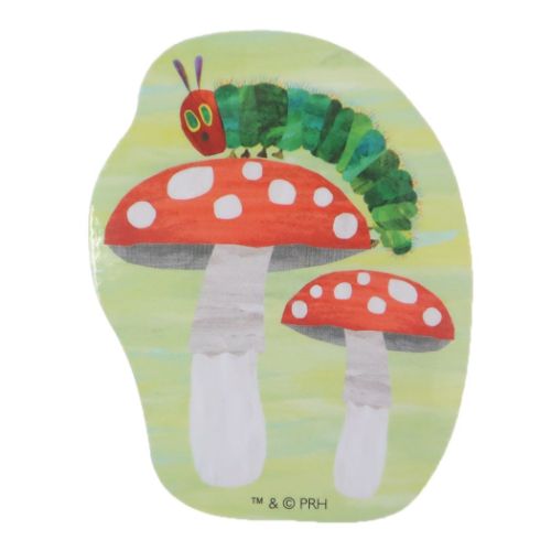 はらぺこあおむし ダイカットシール キャラクターステッカー きのこ エリックカール 絵本キャラクター グッズ メール便可
