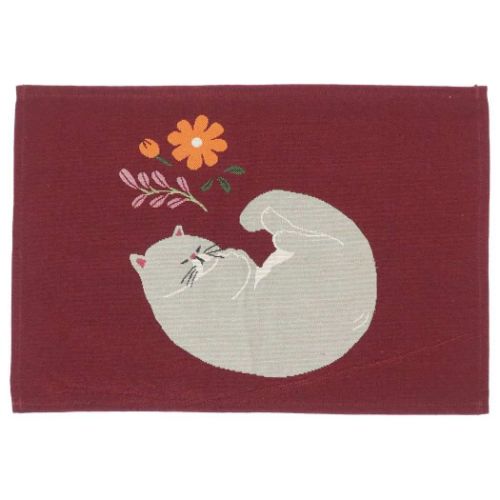 スリーピーキャット ランチクロス ランチマット レッド FRIENDSHILL キャラクター グッズ メール便可