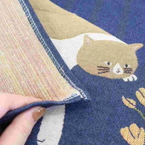 マインドキャット ランチクロス ランチマット ブルー FRIENDSHILL キャラクター グッズ メール便可