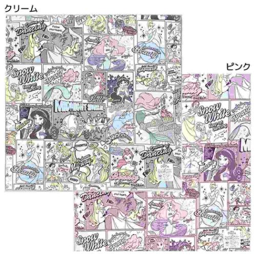 ディズニープリンセス ランチクロス ナフキン コミック ディズニー キャラクター グッズ メール便可