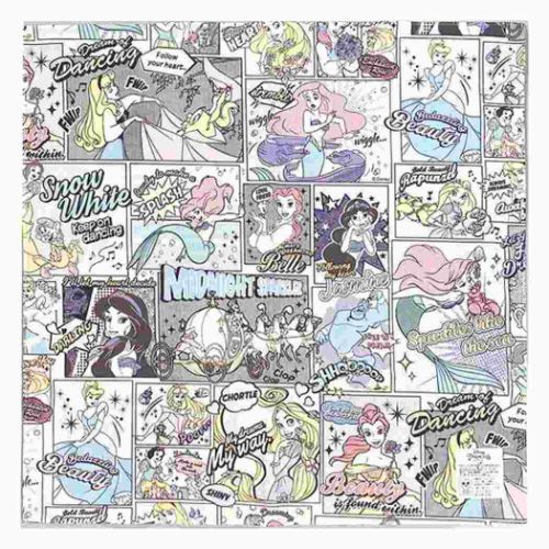 ディズニープリンセス ランチクロス ナフキン コミック ディズニー キャラクター グッズ メール便可