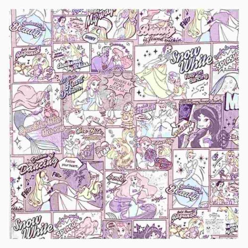 ディズニープリンセス ランチクロス ナフキン コミック ディズニー キャラクター グッズ メール便可