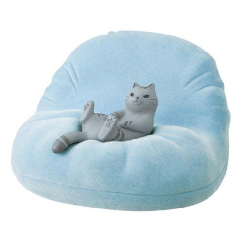 スマホスタンド くつろぎねこスマホスタンド サバトラ 猫 スマホアクセ グッズ
