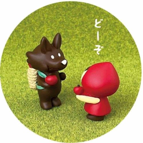 Otogicco おとぎの森のリンゴ村 マスコット 赤ずきんマスコット リンゴ狩り オオカミ インテリア かわいい グッズ