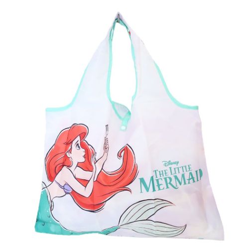 リトルマーメイド エコバッグ ショッピングバッグ A 水面 ディズニープリンセス キャラクター グッズ メール便可