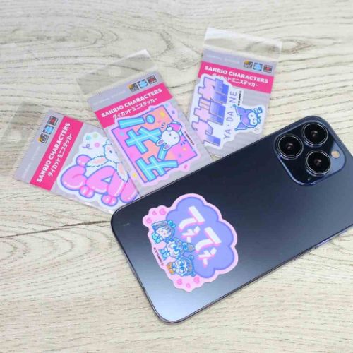 るるる学園 ビニールシール ダイカットミニステッカー ニューレトロ てぇてぇ サンリオ キャラクター グッズ メール便可