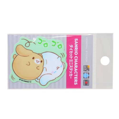 シナモロール ビニールシール ダイカットミニステッカー ぷくぷく ゴロゴロ サンリオ キャラクター グッズ メール便可