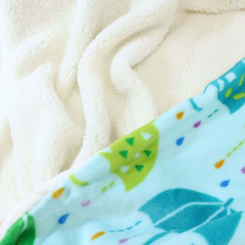 porukka pattern ポルッカパターン ハーフ毛布 ビッグ フランネル シープボア ブランケット アンブレラパターン おしゃれ グッズ