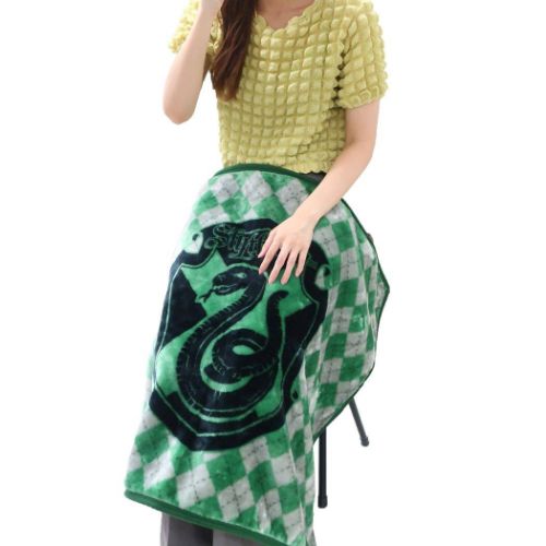 ハリーポッター ブランケット ひざ掛け 「スリザリンブランケット」 ワーナーブラザース 映画キャラクター グッズ