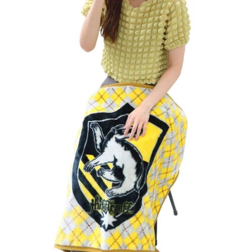 ハリーポッター ブランケット ひざ掛け 「ハッフルパフブランケット」 ワーナーブラザース 映画キャラクター グッズ