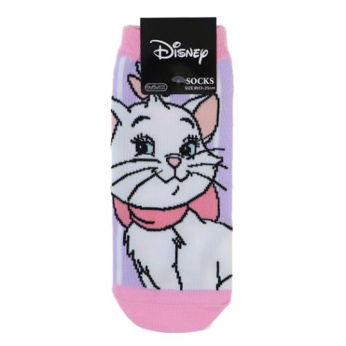 マリー 靴下レディース キャラックス ストライプ ディズニー キャラクター グッズ メール便可