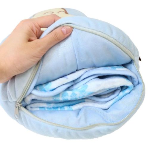 ムーミン ひざ掛け毛布 ブランケットインクッション リーフ 北欧 キャラクター グッズ