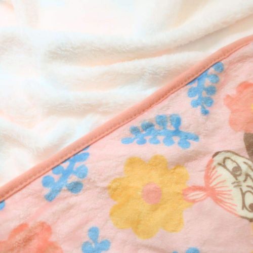 ムーミン ひざ掛け毛布 ブランケットインクッション リトルミイフラワー 北欧 キャラクター グッズ