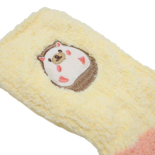 エギュイーユ 靴下レディース ルームソックス イエロー ウォーマー雑貨 寒さ対策 グッズ メール便可