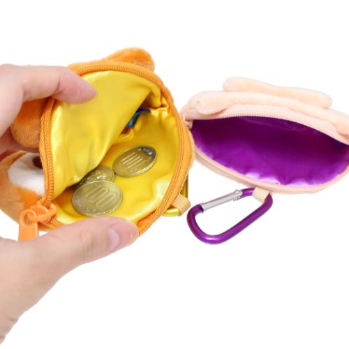 クレヨンしんちゃん ミニポーチ カラビナ付きミニミニポーチ ひまわり アニメキャラクター グッズ メール便可