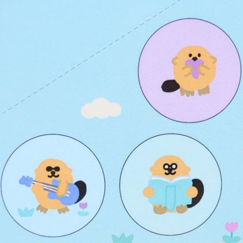 ラッコズ 缶バッジ トレーディング缶バッチ全6種 CHAMCHAM たかだべあ キャラクター グッズ メール便可