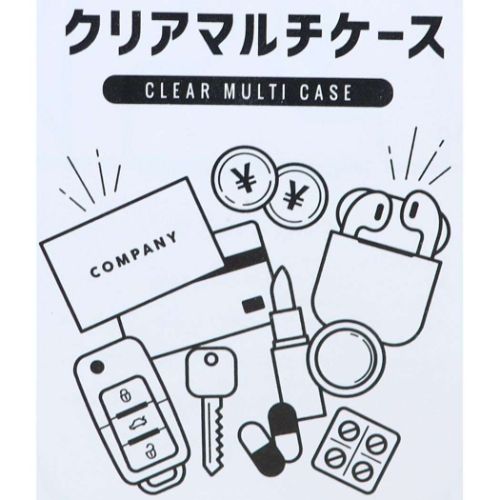 ポケットモンスター ミニポーチ クリアマルチケースMINI クワッス ポケモン キャラクター グッズ メール便可